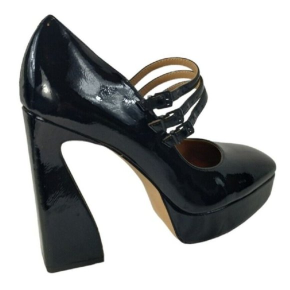 Jessica Simpson Darena Patent Mary Jane Platform Pumps Womens 8 Strappy New - Picture 11 of 12